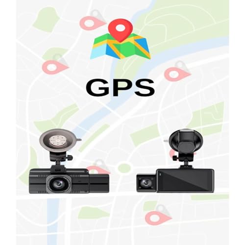 Image of Maharsh 3 Dash Cam 4K Front 1080P Rear and 1080P Cabin Dashcam with WiFi GPS Infrared Night Vision IPS Screen Loop Recording WDR Parking Surveillance