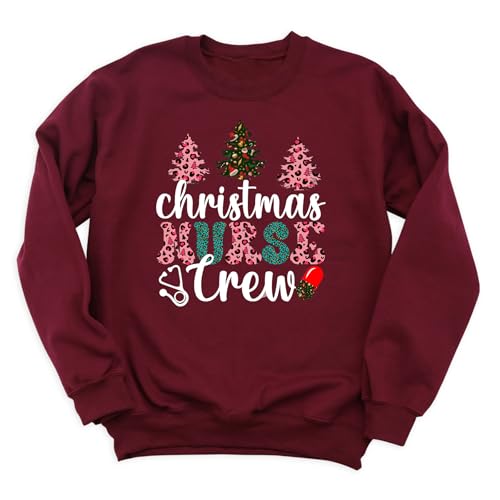 Nurse Christmas Sweatshirt - Unisex Adult Hoodie with Cute Design2