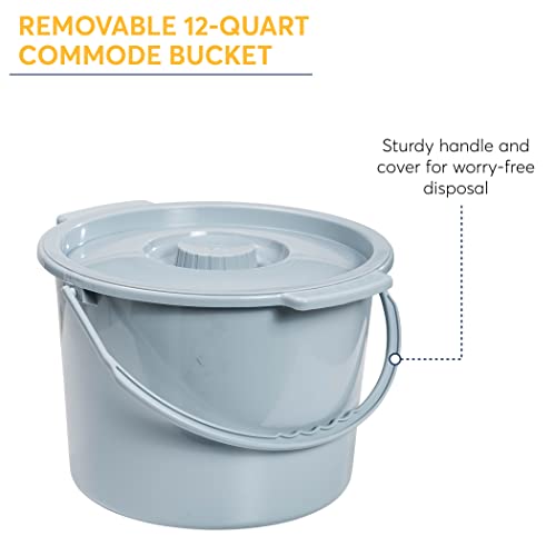 Drive Medical 11117N-1 Drive Medical Bariatric Folding Commode #TOP2