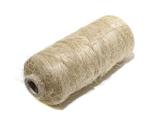 Bobine de chanvre enroulée sur du carton - Emballée individuellement - Emballée sous film (bobine d'environ 80 g Cover