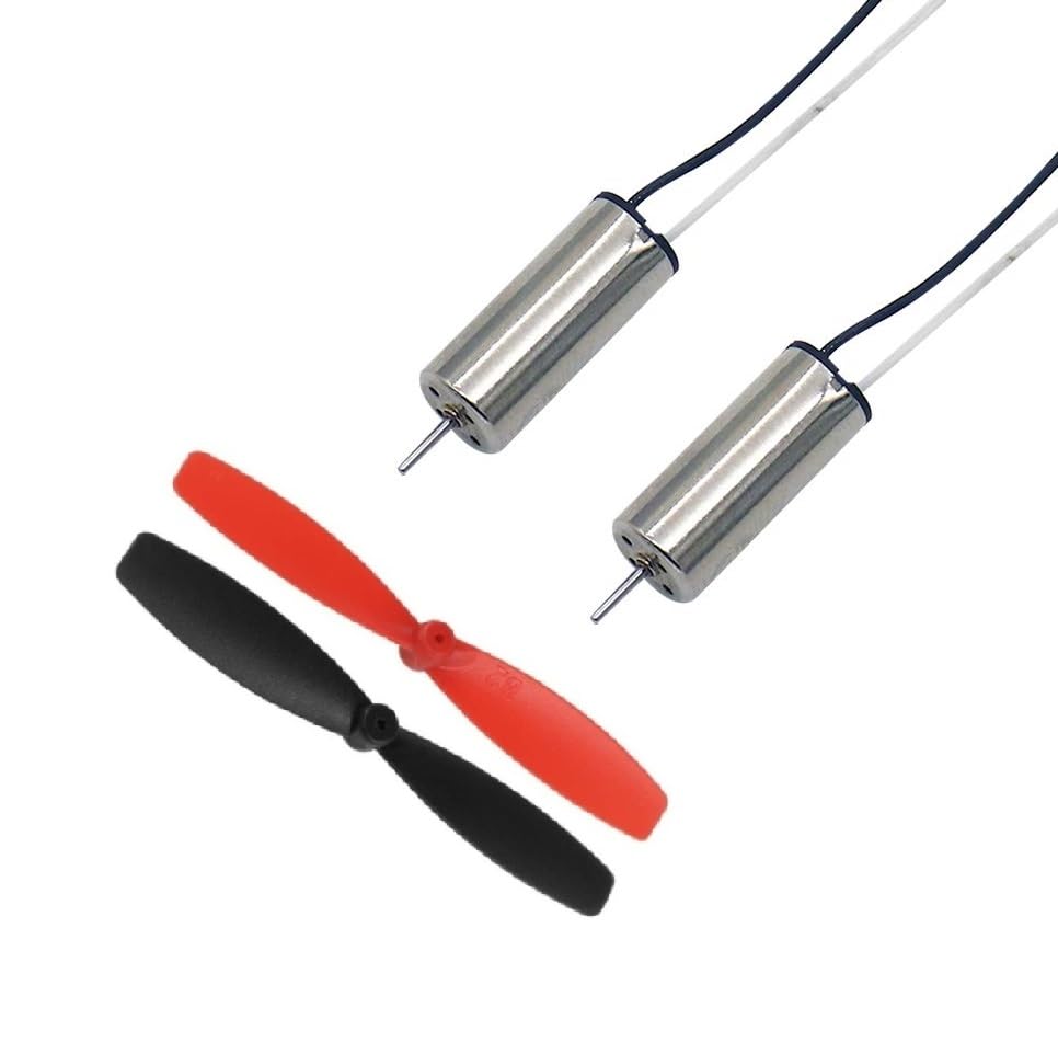 AVS COMPONENTS 2 Pcs DC 3.7V 0820 8x20mm Micro Coreless Minj Dron Motor With 2Pcs 55mm Propeller High Speed Mini Drones-image-41