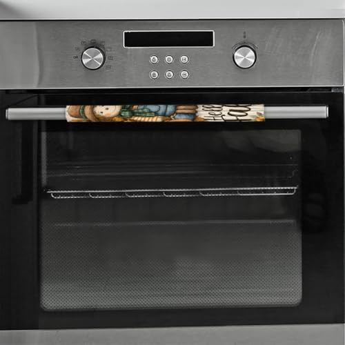 Image of Autumn Refrigerator Door Handle Covers Set of 2 Fridge Door Handle Decor