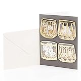 Hallmark Signature Birthday Card (Whiskey Glasses)