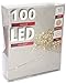 Produktbild htl Led Draht Lichterkette Batterie mit Timer 100 Lämpchen Micro Tropfen auf biegsamen Silberdraht