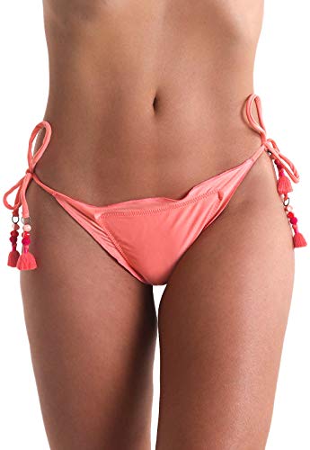 Calcinha Biquíni Avulso Ripple Orquídea - Laranja - M