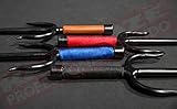 Kamikaze SAI Professional KOBUDO, Solid Wrought Iron, Octagonal, String Grip, Pair (Red String Grip, L (20½