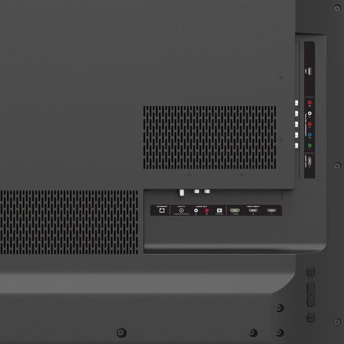 Close-up of the VIZIO D-Series TV's side and rear input ports.
