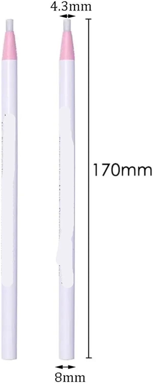 YHNNH Tailors Chalk Sewing 5/10/20pcs White Color Invisible For Dressmaker Craft Tailor's Chalk Erasable Pen Sewing Accessories Mark Pencil(10pcs)