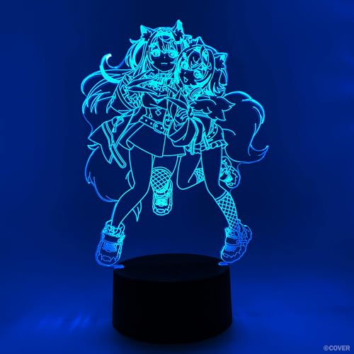 Veilleuse de l'Avent Fuwamoco Hololive lampe LED RVB 16 couleurs