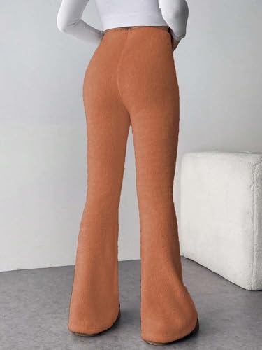 Image of KOTTY Women's Coral Fabric Flared Fit Pant - Super Soft Thermal Design for Stylish Cold Weather Comfort