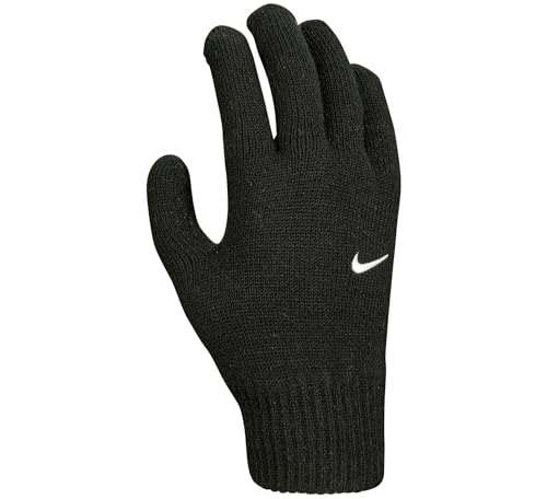 NIKE Swoosh Kinder Kids Handschuhe Gloves (Black, S-M)