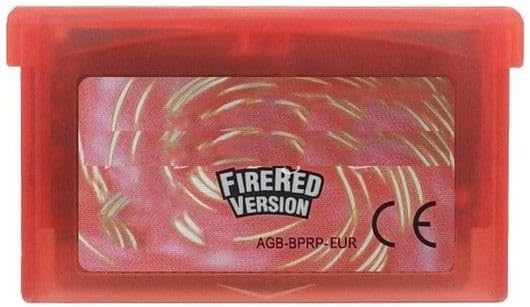 Poke Emerald/FireRed/LeafGreen/Ruby/Sapphire Reproduction GBA Game Cartridge 32 Bit Video Game Console Card for GBA/GBA SP/NDS-Fire Red US