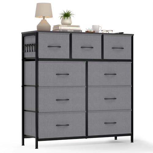 HOKEEPER Cajonera con 9 Cajones de Tela