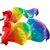 Effets Visuels : Cet éventail de soie danse arbore une riche palette de couleurs aux magnifiques nuances. Parfait pour les spectacles de danse, il crée un effet visuel saisissant, captive le public et offre une expérience unique et inoubliable