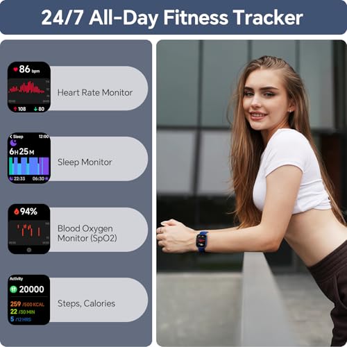Image of Smart Watch for Men, 1.85 inch HD Smart Watches Compatible iPhone /Samsung /Android (Answer /Make), Fitness Tracker Watch with Heart Rate /Sleep /SpO2 Monitor, Smartwatch 3ATM Waterproof 120+ Sport Modes Alexa