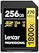 Produktbild Lexar SDXC Professional 256GB 1800x UHS-II Gold Serie Class 10 U3 V60 für 4K Videoaufzeichnung schwarz
