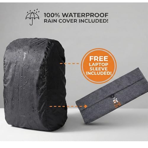 Image of TRAVEL LIKES ME Backpack - 40 Ltrs Anti-Theft Bagpacker for Men and Women, Compact Waterproof Travel Bag with Slim Laptop Sleeve, Premium Business Trip Accessories, Cabin