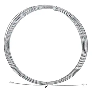 Cable Rope, High Tensile Corrosion - Resistant Steel Wire Stranded Rope High Performance 0.02inch - Diameter for Elevator Lifting Traction Towing Pulling Strap