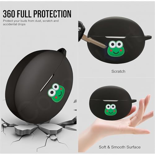 Image of Silicone Case Cover Compatible for OnePlus Buds 4 (Frog)
