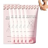 Enthaarungscreme für Frauen – Sanfte Enthaarungscreme ohne Rasur für empfindliche Haut, Körper, Gesicht, Bikinizone und Intimbereich, schnell, mild und effektiv (5PCS)