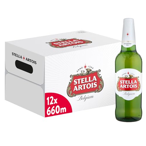 Stella Artois Birra, Bottiglia - Pacco da 12 x 660 ml