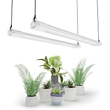 MARS HYDRO VG40, 2ft Grow Lights for Indoor Plants, 5000K Full Spectrum, 2x2 Coverage, IP65 Waterproof Linkable Under Canopy LED Plant Light Strip for Seedling Veg Flower, Plug and Play, 2-Pack 40W