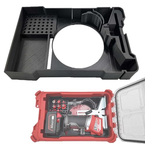 Tidy Tool Liner for M18 Router Organizer for Milwaukee Packout Compact Organizer Tool Box