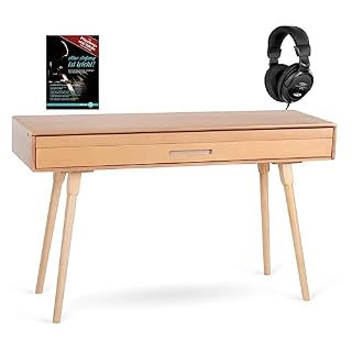 Classic Cantabile DP-730 OK Piano chêne set – numérique 88 touches clavier pondérée action de marteau – Table avec piano électrique intégré – Casque et pédalier inclus – USB MIDI et prise casque - Les Beatles, Paul McCartney, John Lennon, RIngo Starr, George Harrison