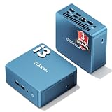 GEEKOM IT12 Mini PC Intel Core i3 12300HE, 8GB DDR4 256GB SSD, Agentic PC