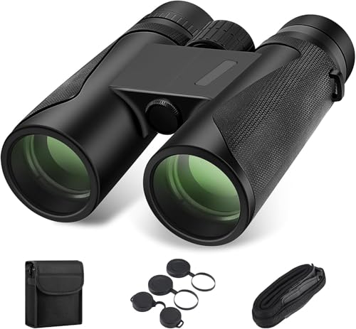 axGear Binóculos 12 x 42 telescópio caça ao ar livre zoom de alta definição