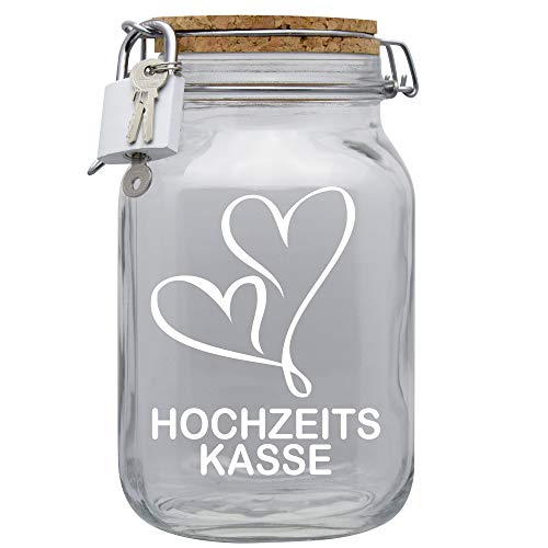 Spardose Hochzeitskasse Geld Geschenk Idee Transparent XL Spardose Hochzeitskasse Geld Geschenk Idee Transparent XL