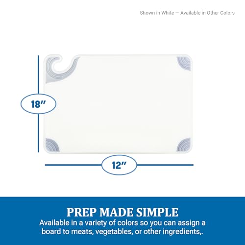 Tabla de cortar plástico con gancho de seguridad 12x18 pulg set 6 miniatura 2