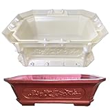 DIYUNIMOULD Large Planter Molds, Extra Large Concrete Planter Molds, Flowerpot Molds for Home and Garden Decor (35 CM)