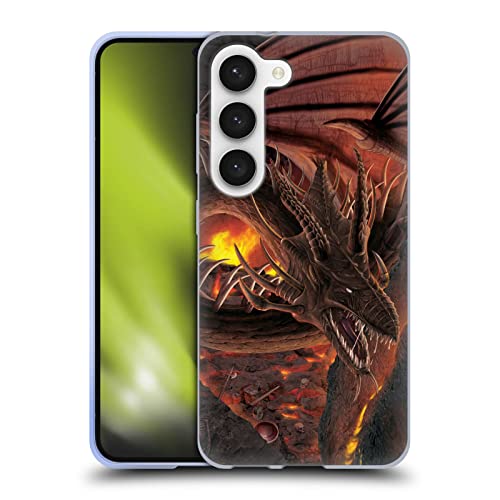 Funda de gel para Samsung S23 5G ideal para amantes del arte fantástico de dragones