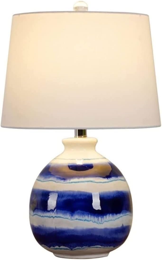 Lampa stołowa Lampa nocna Ceramiczna lampa stołowa Lampy biurkowe Tradycyjna lampka nocna na biurko Lampa nocna do biura Lampy stołowe do sypialni (ściemniacz)