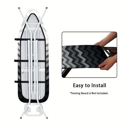 Image of Nuxovilar Gradient Chevron Ironing Board Cover 15x54 Polyester