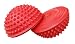 Set of 2 Balance Pods with 1 Pump, Domed Hedgehog Style, Red