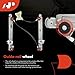 A-Premium Electric Power Window Regulator Without Motor Compatible with Jeep Patriot 2007-2017 Front Left Driver Side