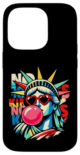 Resist Statue Liberty Cat Equality Retro Edgy Subtle Protest �X�}�z�P�[�X iPhone 14 Pro �p