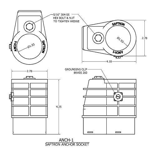 Anclajes para piscina alta resistencia 2 pack miniatura 3