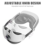 APEXINNO Comfort Head Strap Compatible with Meta Quest 3S Accessories,Adjustable Elite Strap with Enhanced Support & Soft Headpad & Non-Battery Design - Image 3