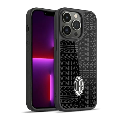 Coque AC Milan iPhone 13 Pro protection militaire gel renforcé antichoc gris