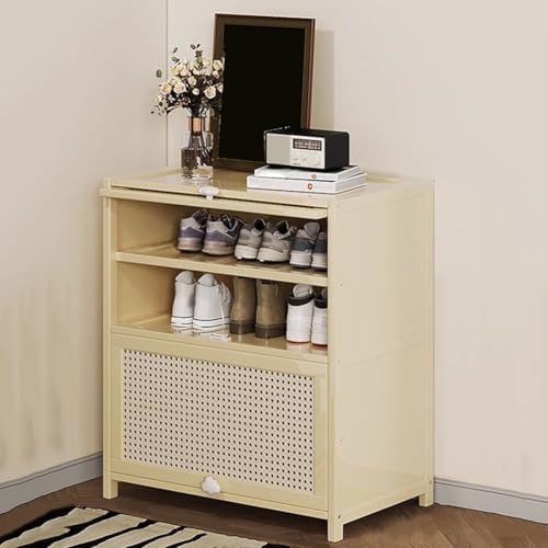 Rangement caché pour couloir et meuble à chaussures 5 7 9 11 couches en bambou