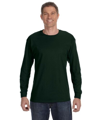 Image of Hanes Mens 6.1 oz. Tagless ComfortSoft Long-Sleeve T-Shirt (5586)