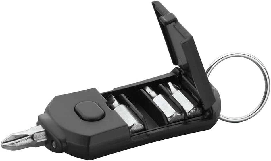 Swiss Tech St60210 6-in-1 Pocket Screwdriver Multi-Tool Set (Black)