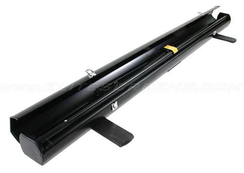 Image of Elite Screens ezCinema Plus Series, 84-inch Diagonal 16:9, Floor Pull Up Portable Projection Screen, Model: F84XWH1
