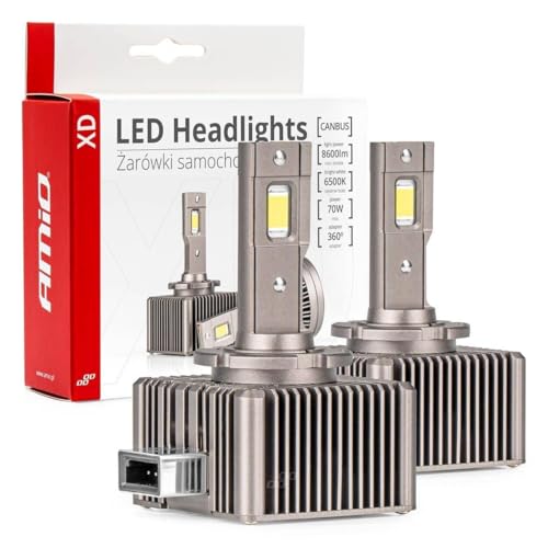 AMiO LED-Scheinwerfer XD-Serie D1S/D1R Leistungsstarke LED-Abblendlichter in hellem Weiß
