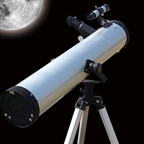 Telescopio infantil para principiantes con trípode ajustable y lente de 50 mm miniatura 7