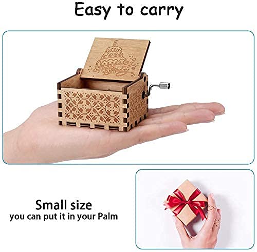 Image of UMANI Wooden Music Box Gifts for Birthday,Valentine's Day (MB-Happy Birthday 1)