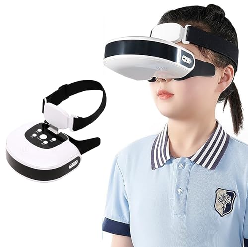 Dispositivo de entrenamiento del músculo ciliar, dispositivo de entrenamiento visual, 3 modos, distancia interpupilar ajustable, compresión caliente a temperatura constante, simula distancia de visión ultra lejana, para estudiantes y trabajadores miniatura 1